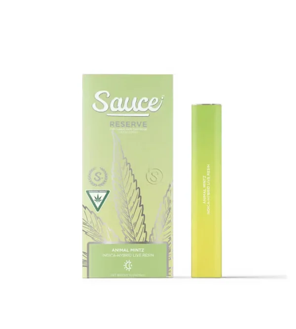 Sauce Essentials Animal Mintz – 1G Live Resin Reserve Line (Indica-Hybrid)