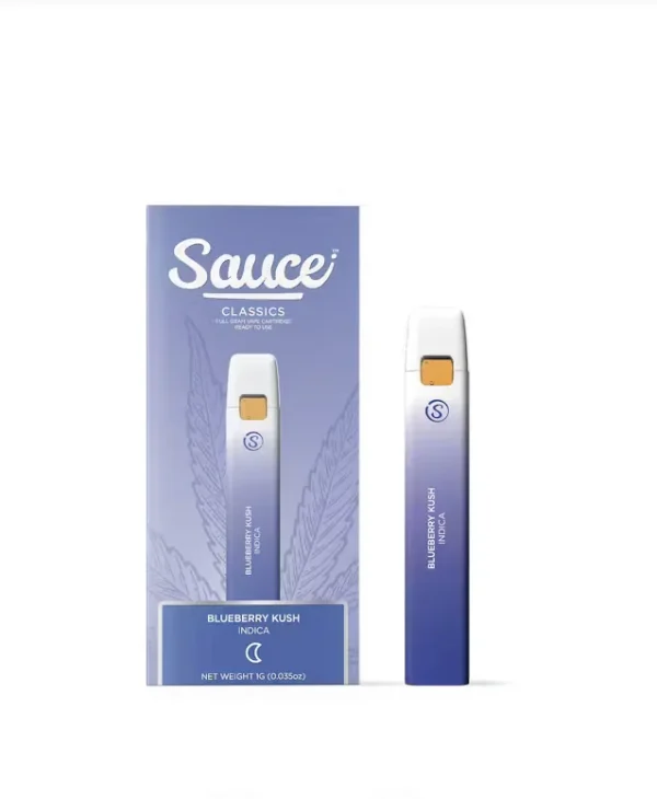 Sauce Essentials Blueberry Kush – 840G Live Resin Classics (Indica)