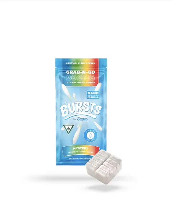 Sauce Essentials Bursts Mystery Flavor – 200MG Live Resin Infused Edibles
