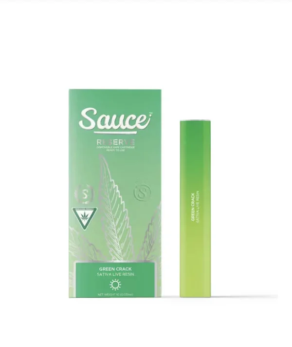 Sauce Essentials Green Crack – 1G Live Resin Reserve Line (Sativa)