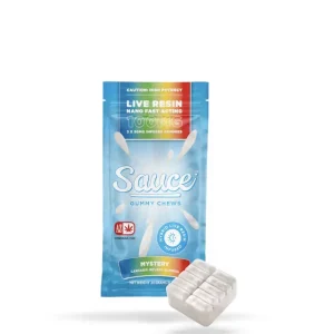 Sauce Essentials Gummy Chews Mystery Flavor – 100MG Live Resin Infused Edibles (Hybrid)